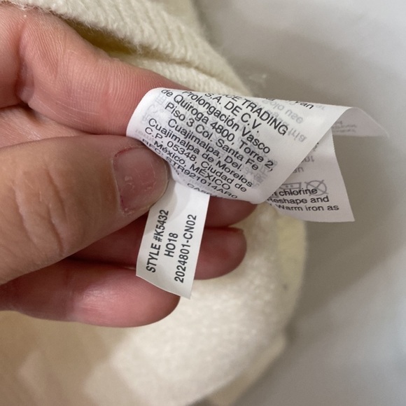 Madewell dashwood bobbie cream sweater size medium. - Picture 7 of 9